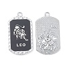 Alloy Twelve Constellations Series Big Pendants PALLOY-O107-01P-02-2