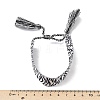 Zebra-stripe Pattern Polyester Cord Adjustable Bracelets LS-BJEW-B127-01A-3