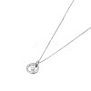 925 Sterling Silver Pendant Necklaces NJEW-BB34125-5