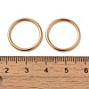 Zinc Alloy Round Rings IFIN-WH0052-50RG-2