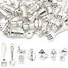 35Pcs 7 Styles Tibetan Style Zinc Alloy Charms FIND-YW0011-92-1