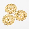 Tibetan Style Filigree Joiners Links LS-TIBE-A11623-G-LF-1