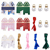 30 Sets 5 Colors Creative Portable Foldable Paper Box CON-MB0001-16-2
