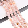 Natural Cherry Blossom Agate Beads Strands G-K310-C07-6mm-1