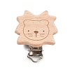 Beech Wood Pacifier Clip AJEW-M015-01D-1