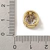 Brass Micro Pave Cubic Zirconia Multi-Strand Links KK-C111-01G-4