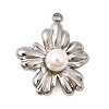 304 Stainless Steel Pendants STAS-Z149-05A-P-1