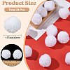 24Pcs Wool Soft Pompom Ball DIY-SC0031-31C-03-2