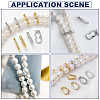 8Pcs Rack Plating Brass Micro Pave Clear Cubic Zirconia Twister Clasps ZIRC-WR0001-04P-5