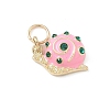 304 Stainless Steel Enamel Charms LS-STAS-A131-03B-G-1