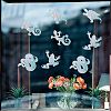 Waterproof PVC Colored Laser Stained Window Film Adhesive Stickers DIY-WH0256-032-6