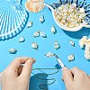 65Pcs 13 Styles ABS Plastic Imitation Pearl Connector Charms PALLOY-CJ00168-5