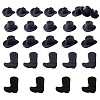 26Pcs 5 Styles Silicone Focal Beads SIL-AR0001-19-1