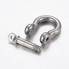 304 Stainless Steel D-Ring Anchor Shackle Clasps STAS-P198-11B-2
