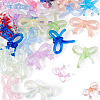48Pcs 4 Styles Transparent Acrylic Beads OACR-TA0004-94B-3