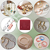 2Pcs Microfiber Cloth Jewelry Storage Bags with Brass Button ABAG-BBC0001-17A-01-5