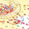 200Pcs Opaque Acrylic Beads PACR-FS0001-03-7