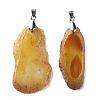 Natural Agate Big Pendants G-H231-19-2