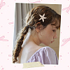 10Pcs Zinc Alloy Hair Barrettes PHAR-SP0001-25-6