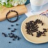 SUPERFINDINGS 400Pcs 2 Styles Undyed Natural Ebony Wood Beads WOOD-FH0001-99-3