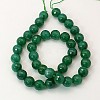 Natural Agate Beads Strands G-E054-8mm-16-2