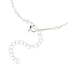 Brass Bar Link Chain & 304 Stainless Steel Cable Chain Bracelet Making AJEW-JB01421-03-3