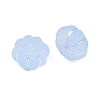 Frosted Transparent Acrylic Beads OACR-P029-03B-01-3