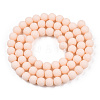 Opaque Glass Beads Strands GLAA-T032-P6mm-MD09-3