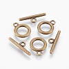 Alloy Toggle Clasps LS-TIBE-EA774Y-AB-RS-2