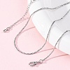 Brass Boston Link Chains Necklaces for Women NJEW-D302-59P-1