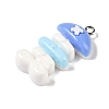 Ocean Theme Opaque Resin Pendants RESI-S403-02I-2