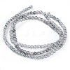 Spray Painted Glass Beads Strands GLAA-A038-B-49-2