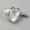 Glass Bottle Locket Pendants GLAA-WH0033-66-2