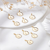 10Pcs Alloy Pendants FIND-LP0003-36E-1