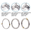 5 Rolls 5 Style Aluminum Craft Wire AW-CD0001-02-3
