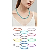 Polymer Clay Heishi Surfer Beaded Necklaces Set NJEW-SW00031-8