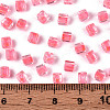 Transparent Inside Colours Glass Seed Beads SEED-T007-11E-4