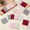 4Pcs 4 Colors Microfiber Jewelry Flap Pouches ABAG-OC0001-19-4