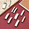10 Pcs 10 Styles 202 Stainless Steel Slide Charms STAS-CJ0003-31-5