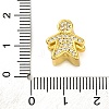 Rack Plating Brass Micro Pave Cubic Zirconia European Beads KK-Z081-18-3