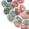 Cherry Quartz Glass & Natural  Rhodonite & Sodalite & Green Aventurin & Crazy Agate Beads Strands G-Z135-A12-5