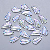 Transparent Spray Painted Glass Pendants GLAA-T016-25-1