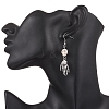 Brass Dangle Earrings EJEW-TA00710-3