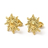 Ion Plating(IP) 304 Stainless Steel Sun Stud Earrings for Women EJEW-I281-21G-1