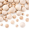Unfinished Wood Beads WOOD-TA0001-24-2