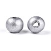 Spray Painted Round Natural Schima Wood Beads WOOD-A018-8mm-02-2