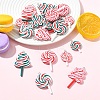 18Pcs 6 Styles Handmade Polymer Clay Pendants CLAY-YW0002-68-5