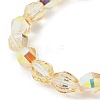 Electroplate Glass Beads Strands EGLA-L045-H-HP01-3