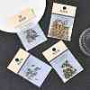 SHEGRACE Brass Micro Pave Cubic Zirconia Pendants XGRQ3D101-480G-6