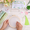 DIY Bookmarks Embroidery Starter Kit DIY-WH20816-004C-4